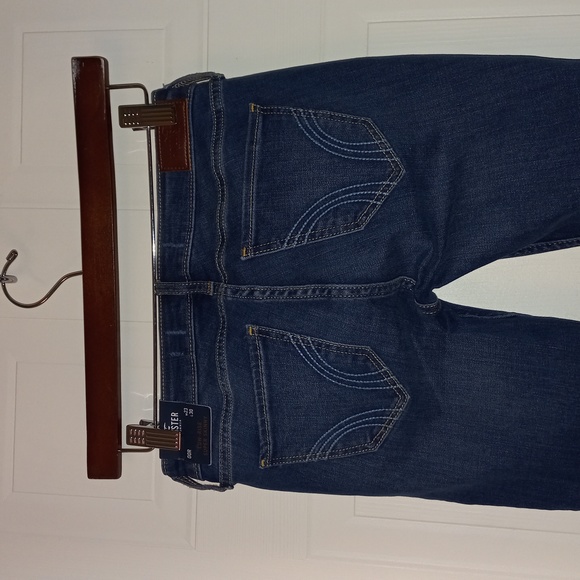 NWT Hollister Low Rise Super Skinny Stretch Blue Jeans 00R - Picture 4 of 6